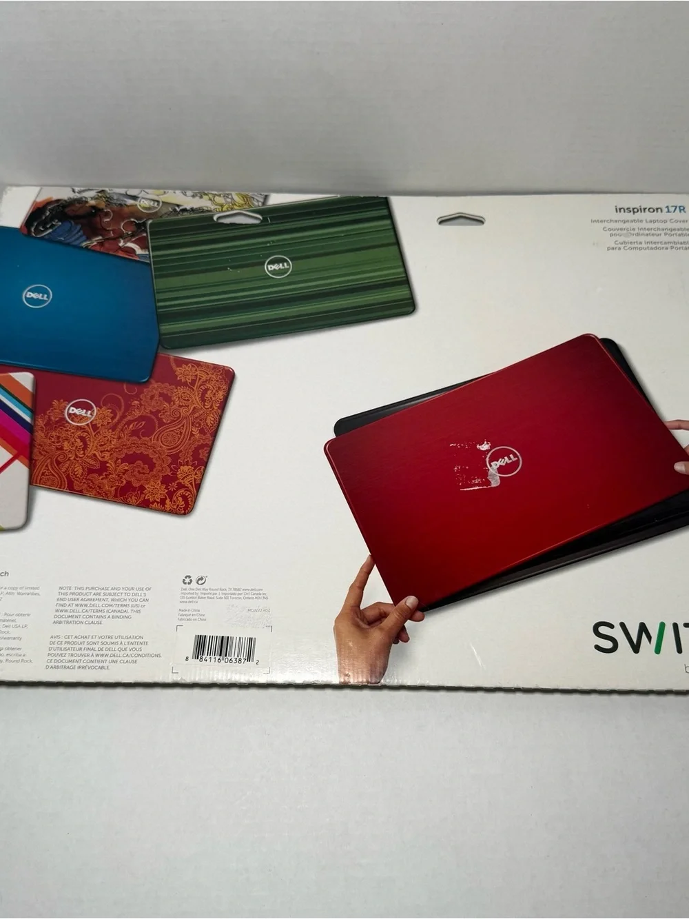 NEW SEALED Dell Inspiron 17R Switch 15” Laptop Case Cover Solid Blue